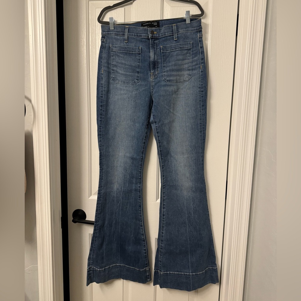 Veronica Beard High Rise Flare Jeans Size 32/14